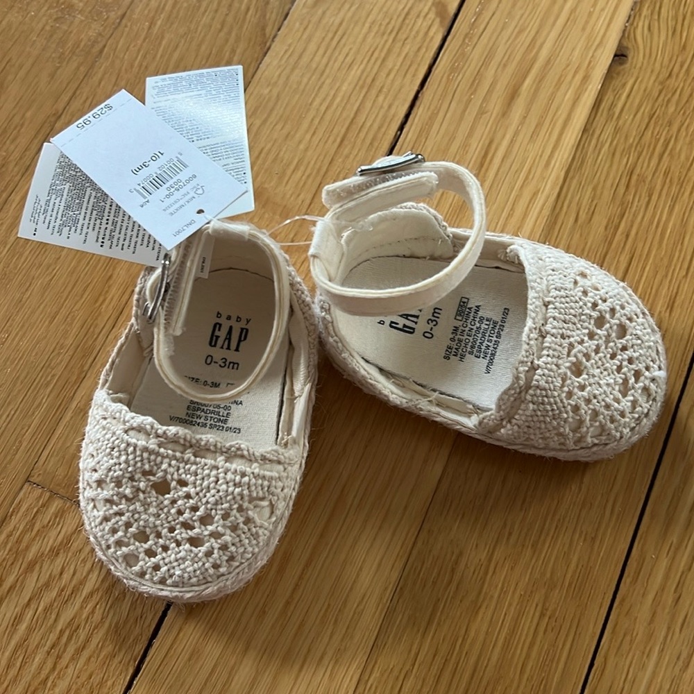 GAP Baby Crochet Espadrilles